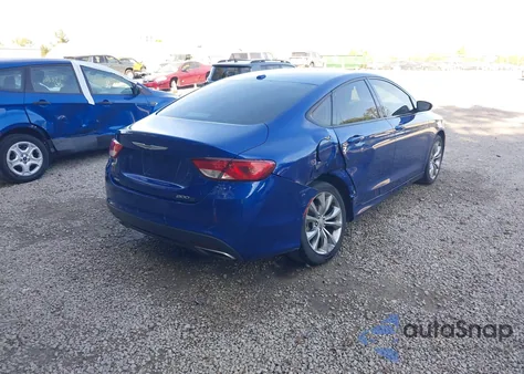 2015 Chrysler 200 S from USA, damaged, VIN 1C3CCCDG4FN678523